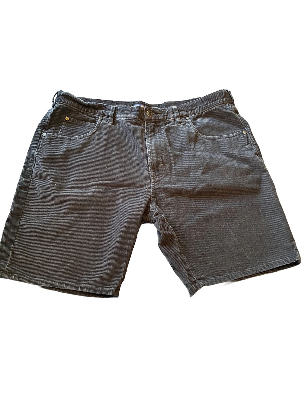 Reyn Spooner Men’s Black Corduroy Shorts Size 38 RS Logo